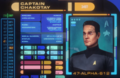 La scheda personale di Chakotay nel 2384